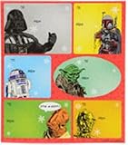 (2 Pack) Christmas House Licensed Self Adhesive Gift Tags (36 Tags Total) (Star Wars)