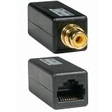 C2G / Cables to Go 41154 RCA Female to RJ45 Female Video Balun (Black)
