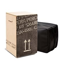 Schlagwerk 2inOne CP404 large Black Edition Cajon Holz Trommel Set inklusive Tasche