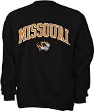 Missouri Tigers Youth Black Tackle Twill Crewneck Sweatshirt