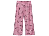 Life Is Good Girl's Peace Out Plaid Lounge Pants Perfect Pink