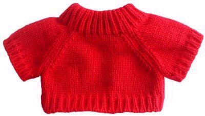 41iC80qhn1L Red Sweater Clothes for 14   18 Stuffed Animals and Dolls