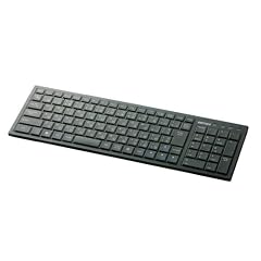 BUFFALO 無線キーボード 2.4GHz USB接続 パンタグラフ スリム ブラック BSKBW03BK