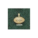 Arizona State Sun Devils Solid 10K Gold ''ASU'' Football Pendant