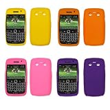 Premium Soft Durable Silicone Skin Cover Soft Case for Blackberry Bold 2 9700 Onyx (Choose from 6 Colors; Orange, Yellow, Smoke, Maroon, Purple, White)