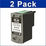 2 Pack Canon PG 40 Remanufactured Black Ink Cartridge for Pixma iP1600 iP1700 iP2200 MP150 MP160 MP170 MP180 MP450 MP460 41iCCAcifwL. SL160 2 Pack Canon PG 40 Remanufactured Black Ink Cartridge for Pixma iP1600 iP1700 iP2200 MP150 MP160 MP170 MP180 MP450 MP460