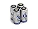 4 pcs Tenergy RCR123A 3.0V 900mAh Rechargeable Li-Ion Batteries