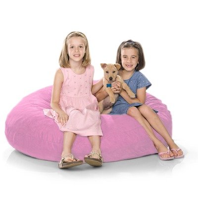 Jaxx Kids Jr Cocoon Kids Foam Bean Bag Color: Bubblegum