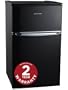 Russell Hobbs RHUCFF48B 48cm Wide Black Under Counter Fridge Freezer - Free 2 Year Warranty*