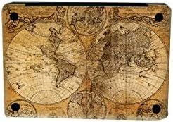 The World Map Pattern Removable Sticker Vinyl Decal for Macbook Pro 13" (A1278)