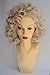 Deluxe Sandy Movie Pink Ladies 1950's Curly Blonde Costume Wig