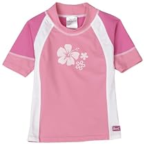 Baby Banz 3/4 Sleeve Rash Shirt, Pink/White