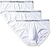 Emporio Armani Men's 3-Pack White Cotton Briefs, Medium