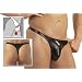 Lack Lift String mit Hebe-Funktion schwarz - Gr. L