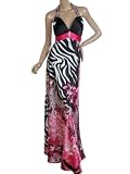 Ever Pretty Halter Floral Printed Diamante Open Back Long Formal Gown Dress 09340