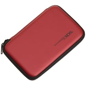 AmazonBasics  Carrying Case for Nintendo 3DS, DS Lite, DSi and DSi XL - Red (Officially Licensed by... by AmazonBasics