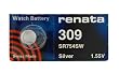 1 pcs 309 Renata Watch Batteries SR754SW