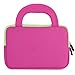 Evecase LillyPad Jr.® Android Kids Tablet Neoprene Sleeve Case Slim Briefcase w/ Handle & Accessory Pocket / Ultra Portable Travel Carrying Case Sleeve Portfolio Pouch Cover - Hot Pink