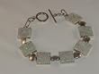 White Opal Fashion Jewelry Bracelet - Sterling Silver - BR-0056