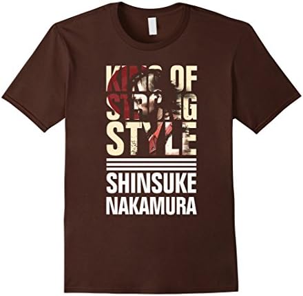 Men's Shinsuke Nakamura - King of Strong Style Tshirt 3XL Brown