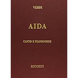 aida vocal score cloth italian