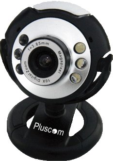 Pluscom-7.1Megapixel PC web camera with lights and built in microphone Chunky.