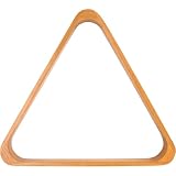 GLD Products Oak Triangle Ball Rack