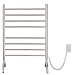 Pearl Electric Towel Warmer, Floormount, 8 Bars - Bright Stainless Steel Finish
