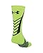 Under Armour Men's Undeniable All Sport Crew Socks (1 Pair), Hi Vis Yellow/Black, Large