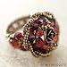 Create Your Own Miyuki Beaded Ring Kit - Burgundy Rose Size 6