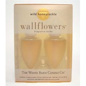 Wild Honeysuckle Wallflowers Fragrance Bulbs 2 pk - .8 oz each- by The White Barn Candle Co.