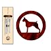 boxer27 - Cropped Boxer Wind Chimes XSMALL Silver