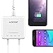 QICENT 4-Port 31W Charger & Adapter Micro Usb Wall Charger Travel Charger Station For Mobile iphone 6 plus Samsung Galaxy Note 3 Home Plug Charger Lot Charger