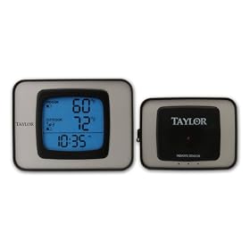 Taylor 1525 Wireless Indoor/Outdoor Thermometer With Hygrometer