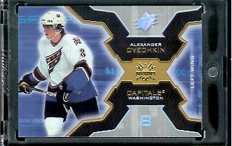2006-07 Upper Deck SPX #100 Alexander Ovechkin Washington Capitals Hockey Card - Mint Condition - In Protective Display Case