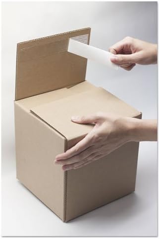 Self-Sealing Shipping Boxes, 6l x 6w x 6h, Brown Kraft, 8/Carton, Sold as 1 Carton, 8 Each per Carton