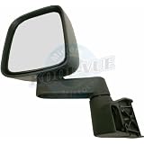 2003, 2004 Jeep Wrangler Sahara Driver Side Mirror Head Assembly - Manual Full Door... 