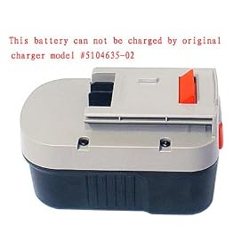 3000mAh 14.40V Ni-MH, Hi-quality Battery for FIRESTORM FS14PS, FS14PSK, FS1400D, FS1400D-2, FS1402D Power Tools, Compatible Part Numbers: A14, FS140BX