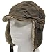 New PILOT TROOPER Brown AVIATOR Faux Leather Hat Men's 7 3/8