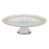 Gold Footed 12" Pedestal Wedding Cake Stand