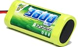 6-Cell 7.2V 3600mAh NiMH Battery