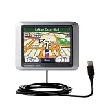 Classic Straight USB Cable for the Garmin Nuvi 270 with Power Hot Sync and Charge capabilities - Gomadic Brand w/ TipExchange Technology