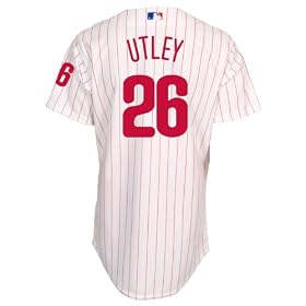 Buy Chase Utley Philadelphia Phillies Authentic Home Jersey by Majestic