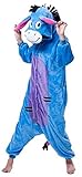 WOWcosplay Cosplay Halloween Romper Costume Party Pajamas Unisex Kigurumi Donkey M