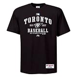 MLB Toronto Blue Jays "Classic" T-Shirt,Black (X-Large)