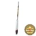 Hydrometer Triple Scale for Wine Mead & Beer Alcohol testing for Homebrewing Beer