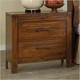 Standard Furniture 90457 Errickson Place Oversized Nightstand in Tobacco