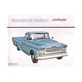 1958 CHEVROLET PICKUP TRUCK Sales Brochure Book by Chevrolet