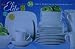 Gibson Elite Lanore Porcelain Dinnerware Set – 34 pc. – Service for 8 + Serving Dishes