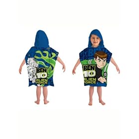 Zap Ben 10 Alien Force Poncho